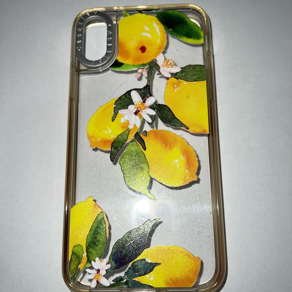 Casetify clear cell phone case for I-phone X